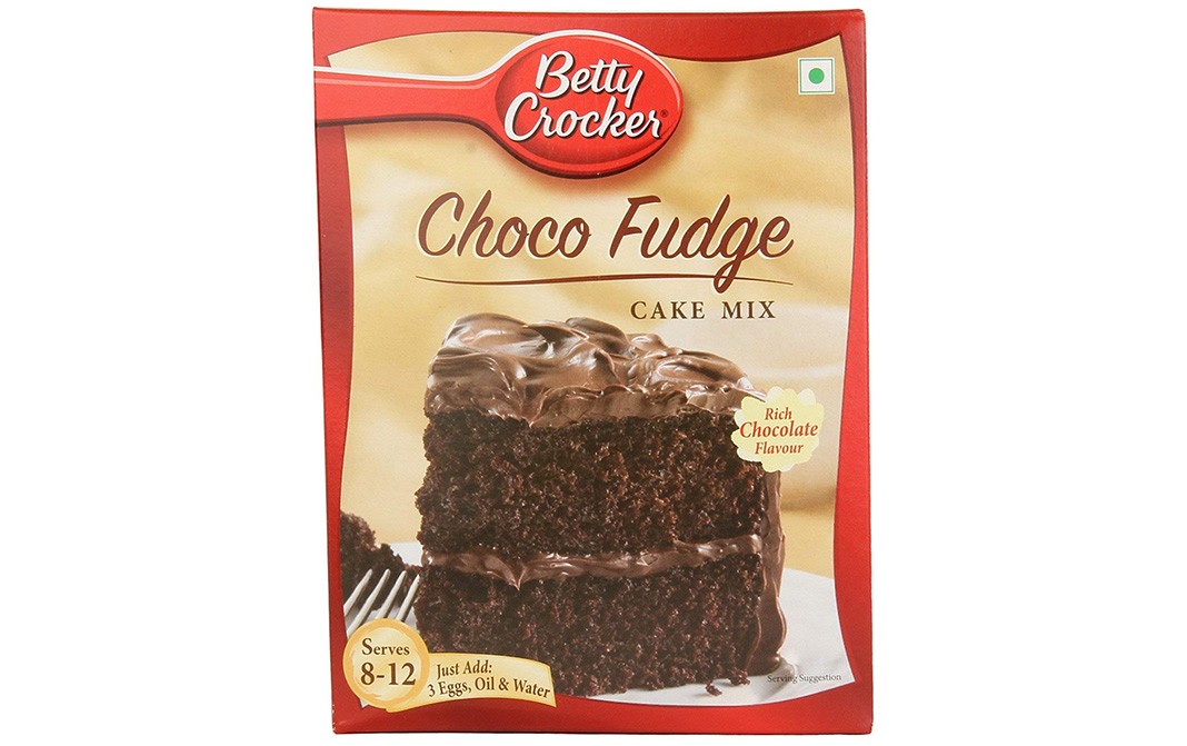 Betty Crocker Choco Fudge Cake Mix Rich Chocolate Flavour Box 475 Grams Reviews Nutrition